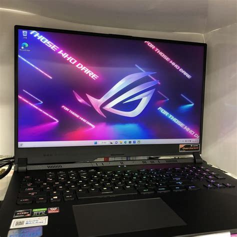 Asus 〔中古〕rog Strix Scar 17 G733qs G733qs R9xr3080ecq ブラック（中古1ヶ月保証） パソコン工房【公式通販】