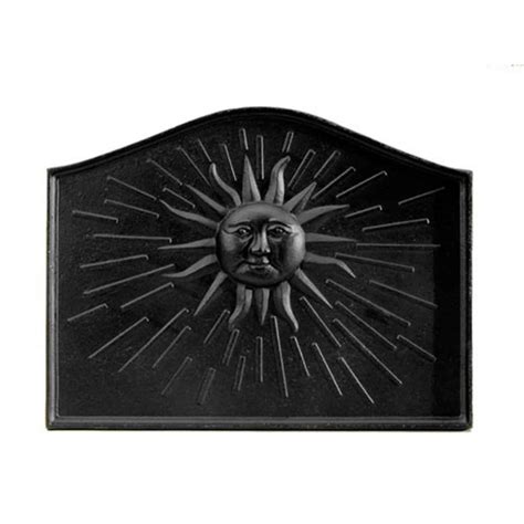 Large Diameter Five Fold Black Fireplace Screen With Handles ...