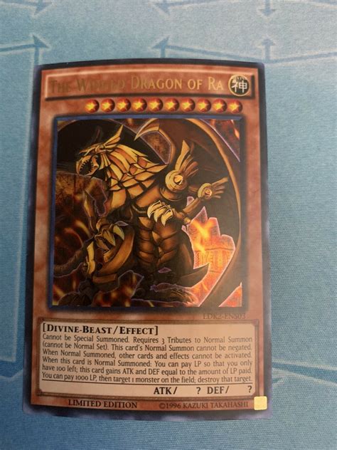 Mavin The Winged Dragon Of Ra Limited Edition Ldk2 Ens03 Ultra Rare