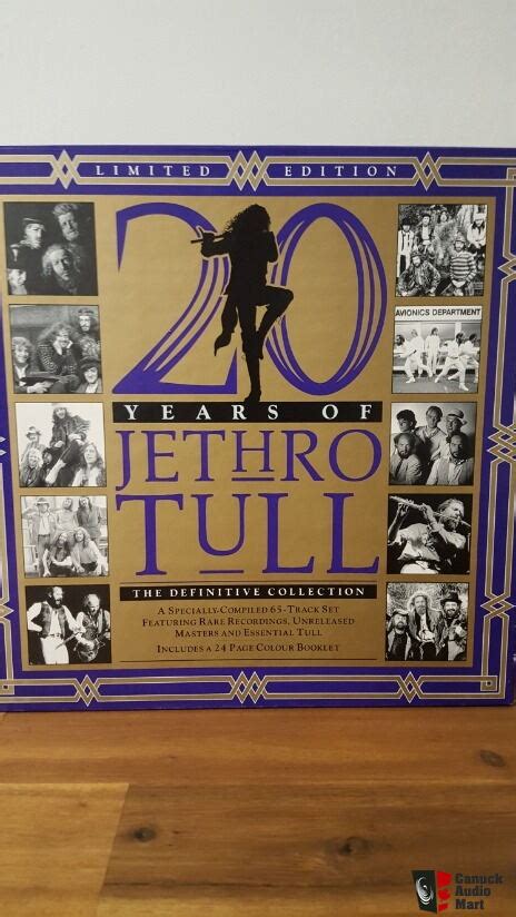 20 Years Of Jethro Tull Limited Edition 5 Lp Box Set Photo 4151644