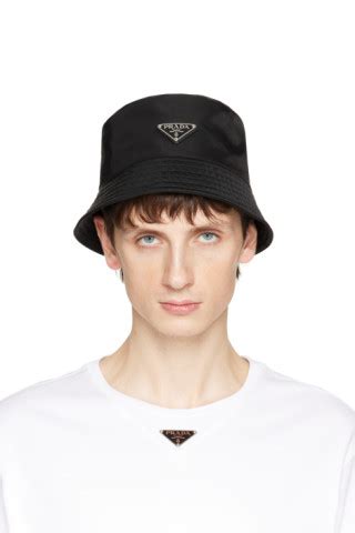 Prada Black Re Nylon Bucket Hat SSENSE Canada