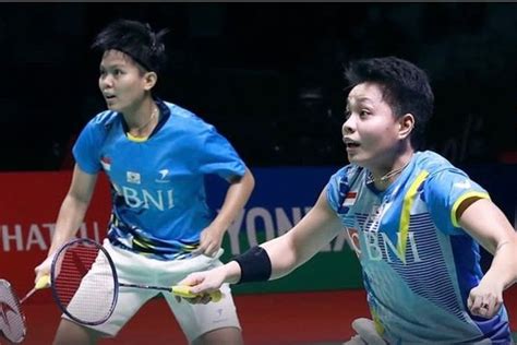 Drawing Ganda Putri Indonesia Di Malaysia Open 2022 Apriyani Fadia