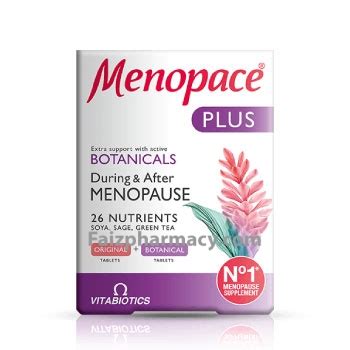 Menopace Plus Menopause Tablets 56s - Faiz Pharmacy, Mombasa, Kenya