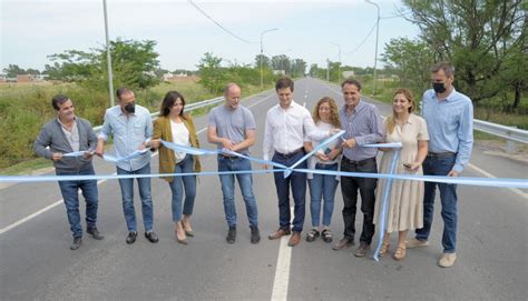 Insaurralde Katopodis Y Mantegazza Inauguraron El Nuevo Pavimento De