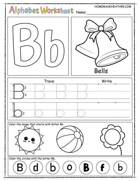 Letter B Printable Worksheet Letter B Worksheets Free Printable