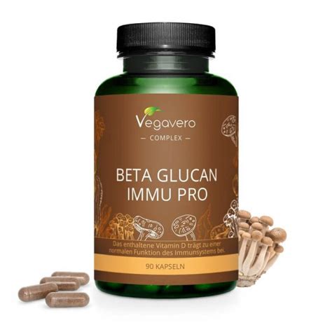 Beta Glucan Immu Pro / Бета-глюкан имун про, 90 капсули, 100% Vegan ️ ...