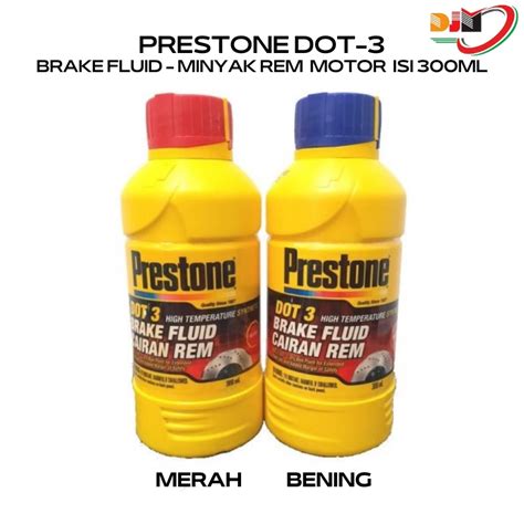 Jual Prestone Dot Synthetic Minyak Rem Brake Fluid Cairan Rem Ml