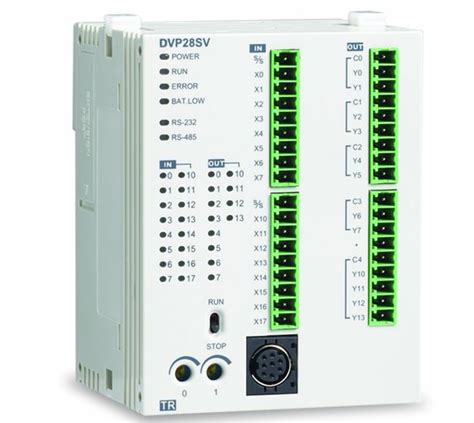 DVP28SV11T2 Delta PLC SV Series 28 Point 16DI 12DO NPN Transistor DC