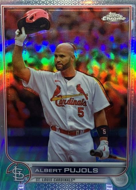 Albert Pujols Topps Chrome Update Refractor Usc Price Guide