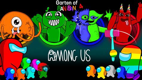 어몽어스 Vs Garten Of Banban 4 Kdc Toons Among Us Animation Youtube