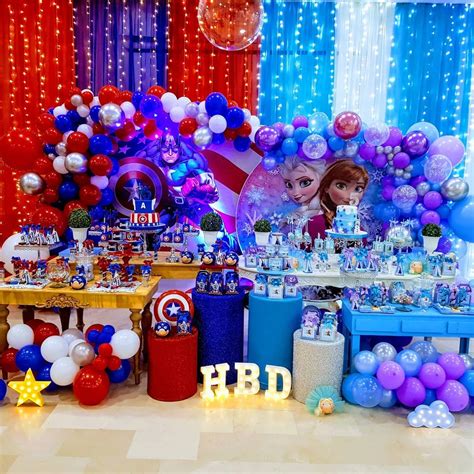 Ideas para una Fiesta de niño y niña juntos Twin birthday party