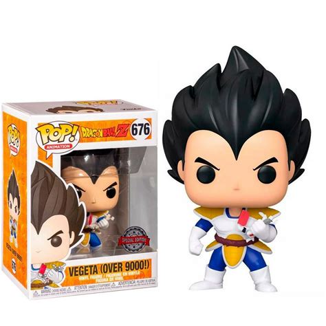 Funko Pop Vegeta Over 9000 676 Dragon Ball Z Shopee Brasil