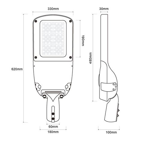 Chasis De Farola Para Foco Modular Led W Lm W Ip Ledme