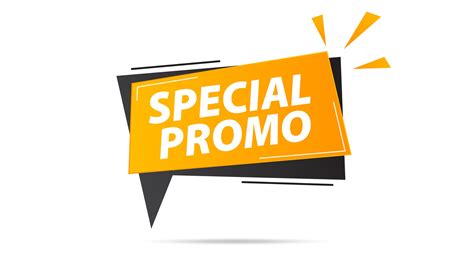 Special Promo Label Promo Discount Message Symbol Sale Advertising