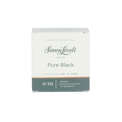 Pure Black Premium Organic Tea - 10 sachets - Simon Lévelt Alkmaar