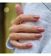 Stück Nägel zum Aufkleben Kurz Eckig Nude Weiß French Tip Kunstnägel Press on Nails