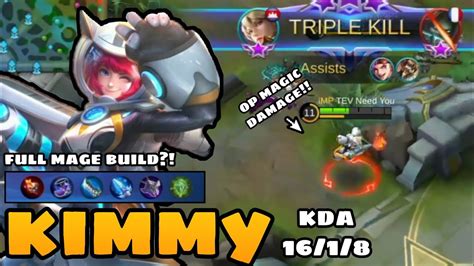 Kimmy Full Mage Build Damage Is Insane MVP Gameplay By TEV Need You