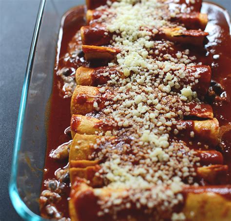 Black Bean Green Chili Enchiladas Minimalist Baker Recipes