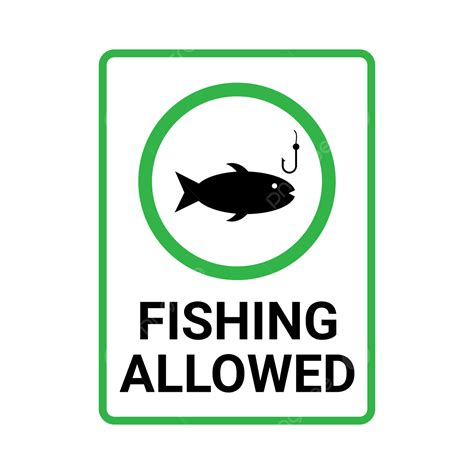 Fishing Allowed Sign