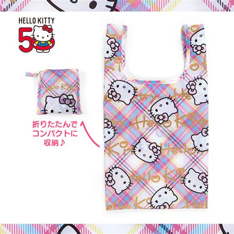 50周年限定 環保收納袋 Hello Kitty 三麗鷗 Sanrio 日本進口正版授權 產品介紹 黛德美飾品百貨 批發零售