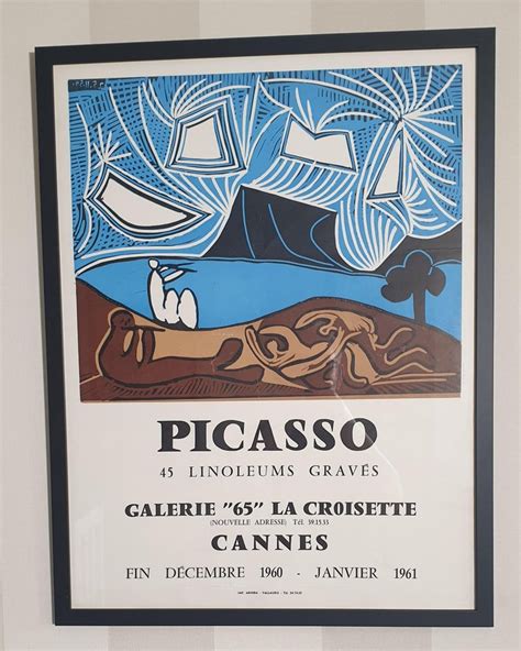 Picasso Poster 1960 For Sale At 1stdibs