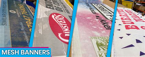 Mesh Banners Vinyl Banners Printing PVC Banner Printing UK