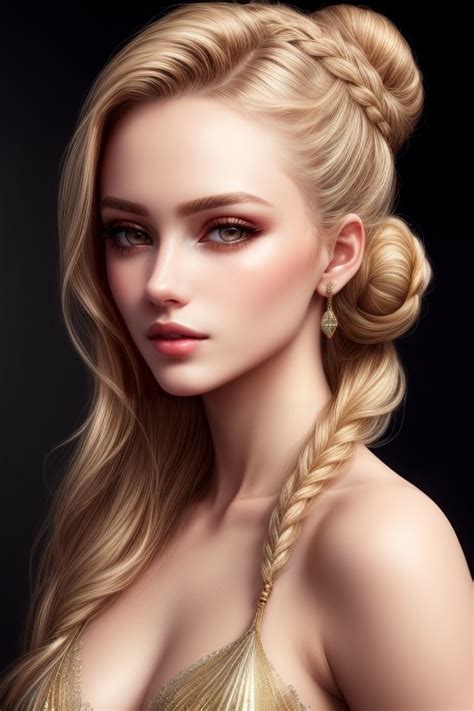 Add Detail Blonde Hair Full Body AI Porn