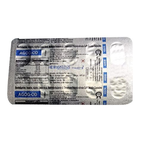 Agog OD Capsule 10's Price, Uses, Side Effects, Composition - Apollo ...