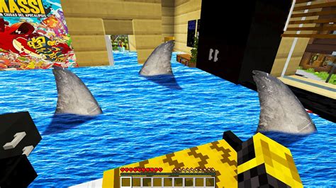 Aparece Un TiburÓn En La Casa De Massi En Minecraft 😱🦈 Youtube