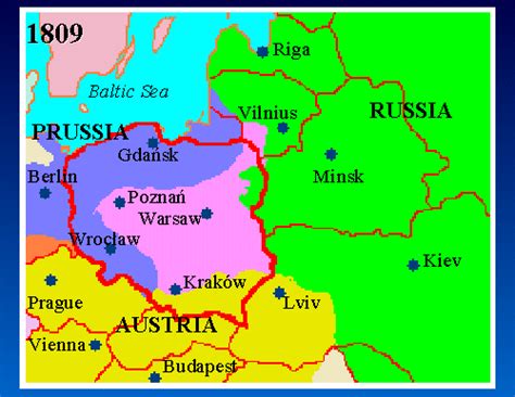 Grand Duchy Of Warsaw Was Set Up By Napoleon Bonaparte In It Was