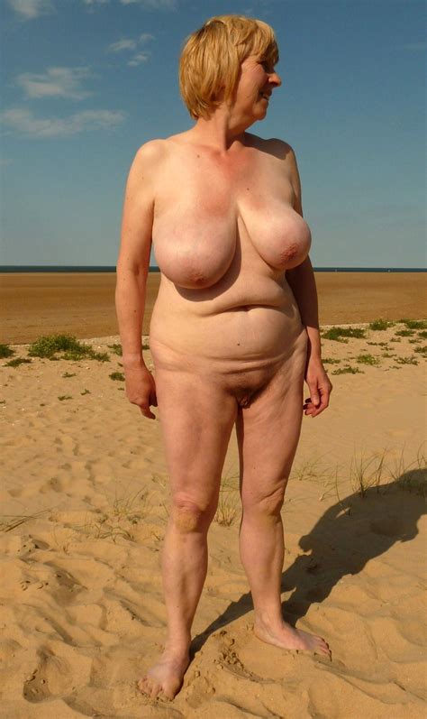 Horny Beach Grandma Seduction Old Cunts