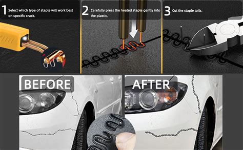 Bibokltiy Plastic Welder Pcs Plastic Welding Kit Hot Staples With Storage Box Types Of