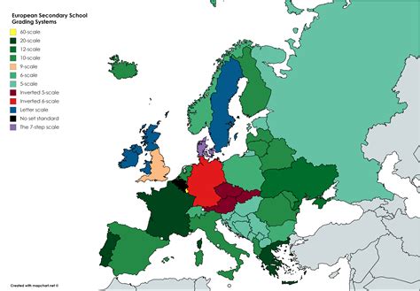 European Secondary School Grading Systems : r/europe