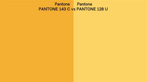 Pantone C Vs Pantone U Side By Side Comparison