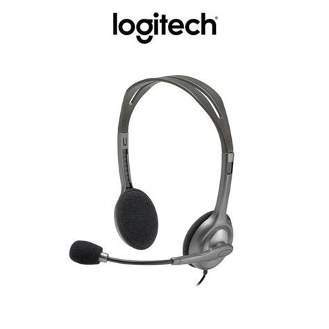 Logitech H110 Stereo Headset With Adjustable Headband Dual 3 5 Jacks