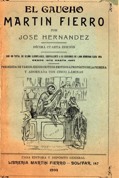 El Martín Fierro José Hernández La pluma y el libro