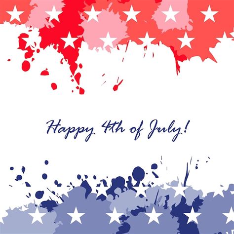 Premium Vector Us Independence Day Happy Independence Day Vector 4th