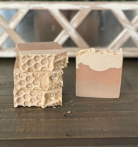 Oat Milk And Honey Cold Process Soap Mini Handmade Soapmini Etsy