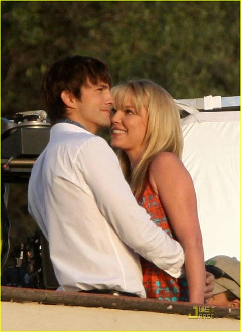 Katherine Heigl Kisses Aplusk Photo 1832431 Ashton Kutcher Katherine Heigl Photos Just