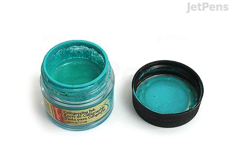 Speedball Teal Green Calligraphy Ink Pigmented Acrylic 04 Oz