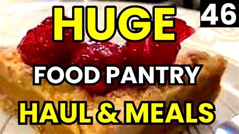 Food Pantry Haul Food Bank Haul Frugal Living Minimalism Vlog