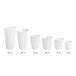 Choice 12 Oz Double Wall Ripple White Paper Hot Cup 500 Case