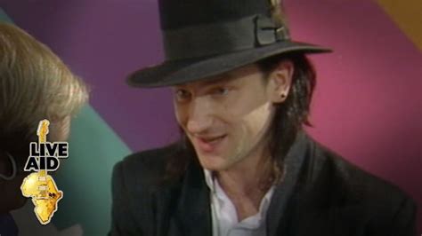 Bono - BBC Interview (Live Aid 1985) | Bono, Live aid, Interview