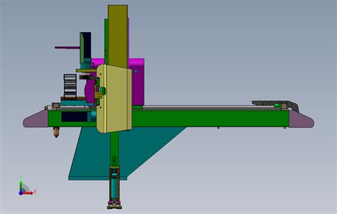 A21 三轴伺服机械手、注塑机械手 Solidworks 2012 模型图纸下载 懒石网