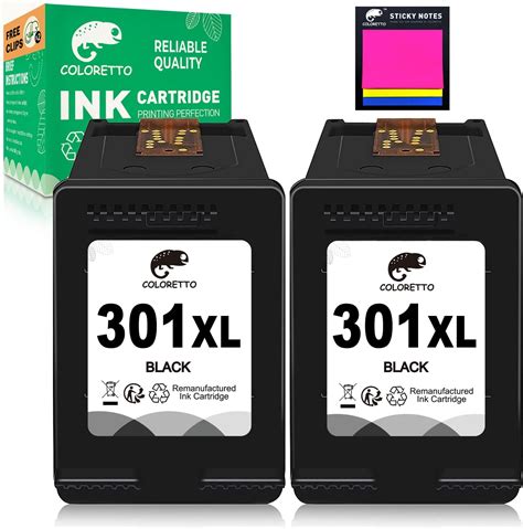 COLORETTO 301 XL Druckerpatrone für HP 301 XL für HP Deskjet 1050 1510