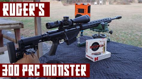 Ruger Precision Rifle 300 PRC New Large Magnum Monster Precision