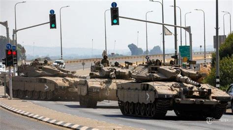 Tank Israel Mulai Bergerak Serangan Darat Terbesar Pecah Di Wilayah