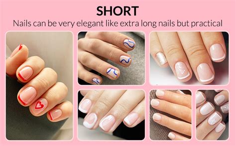 Amazon Pcs Extra Short Xxs Square Gel Nail Tips Sinokame Small