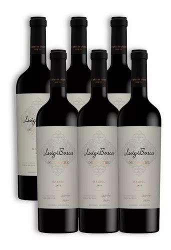 Luigi Bosca De Sangre Vino Malbec Caja X6 750ml Valle De Uco Envío gratis