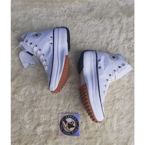 Jual Sepatu Converse Run Star Hike High Putih X Jw Anderson Shopee